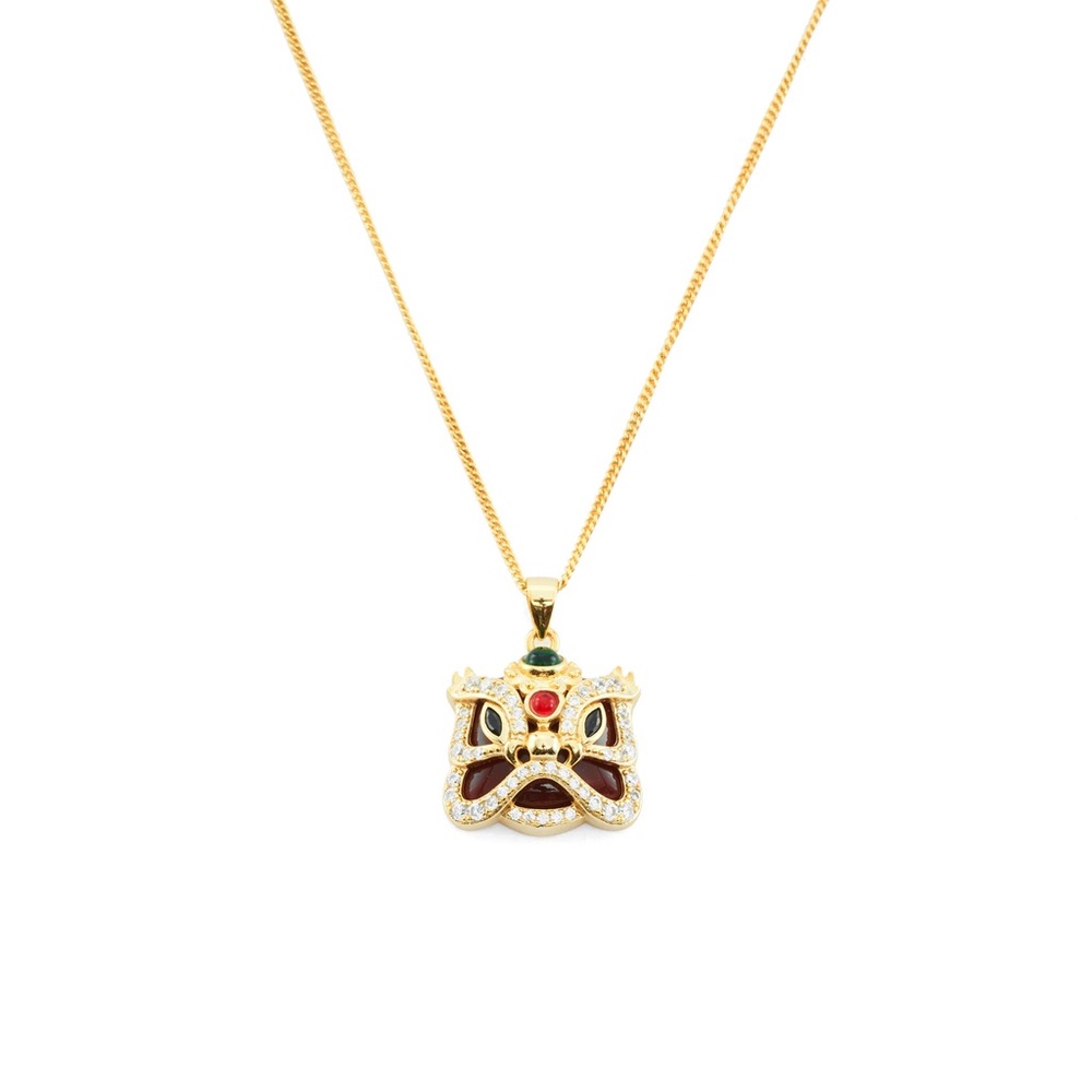 Palermo Lotus Collection-Lion Dancer WuShi Necklace